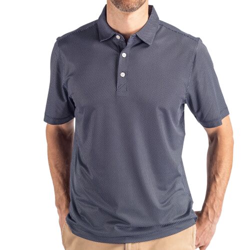 Cutter & Buck Pike Eco Symmetry Print Stretch Recycled Mens Big & Tall Polo Thumbnail