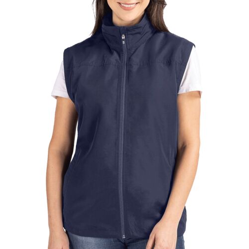Cutter & Buck Charter Eco Recycled Full-Zip Womens Vest Thumbnail
