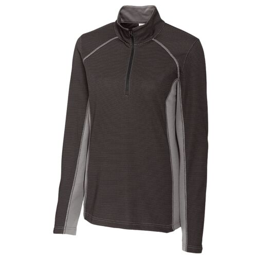 Clique Ice Pique Colorblock Womens Half Zip Tech Pullover Thumbnail