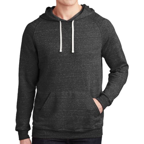 Snow Heather French Terry Raglan Hoodie Thumbnail