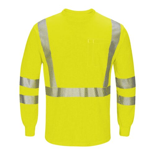 Men's Tall Hi-Visibility Lightweight Long Sleeve T-Shirt Thumbnail