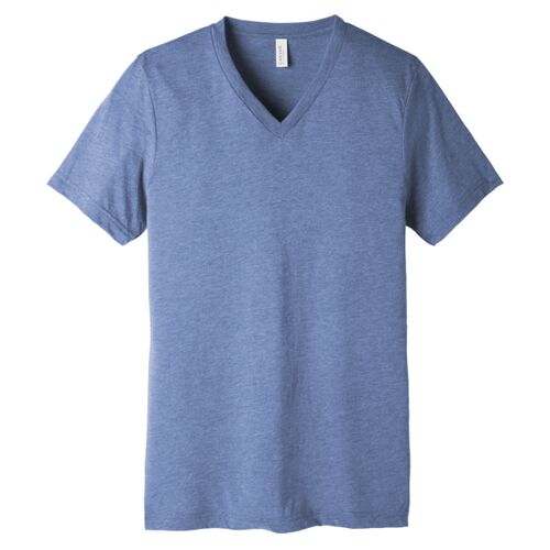 Unisex Triblend Short Sleeve V Neck Te Thumbnail