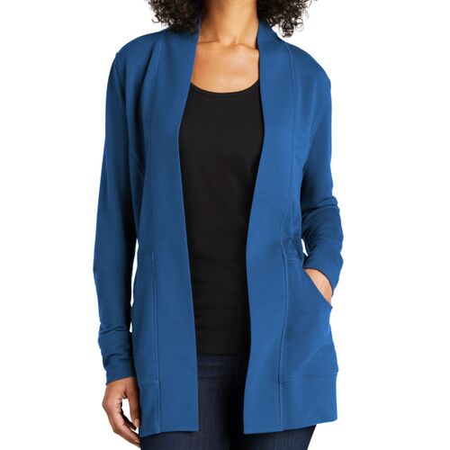 Ladies Microterry Cardigan Thumbnail